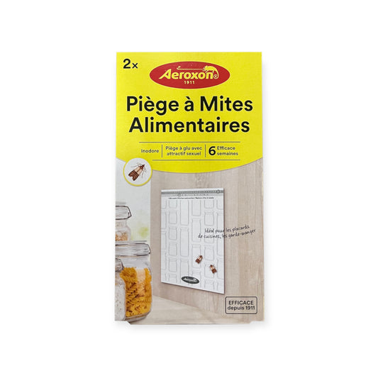 2 PIÈGES COLLANTS MITES ALIMENTAIRES