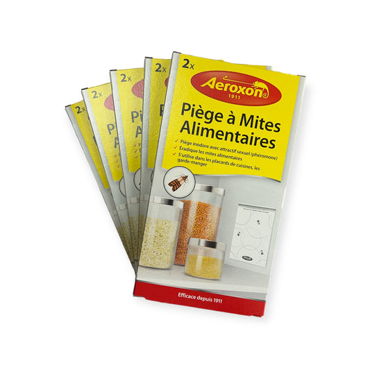 LOT DE 5 PIEGES A MITES ALIMENTAIRES