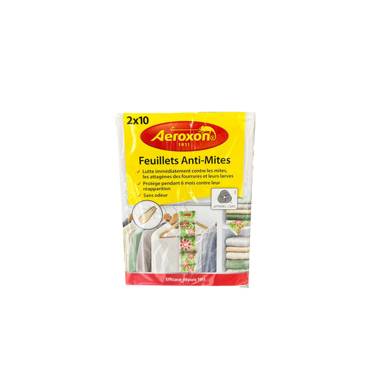 FEUILLETS ANTI MITES VESTIMENTAIRES