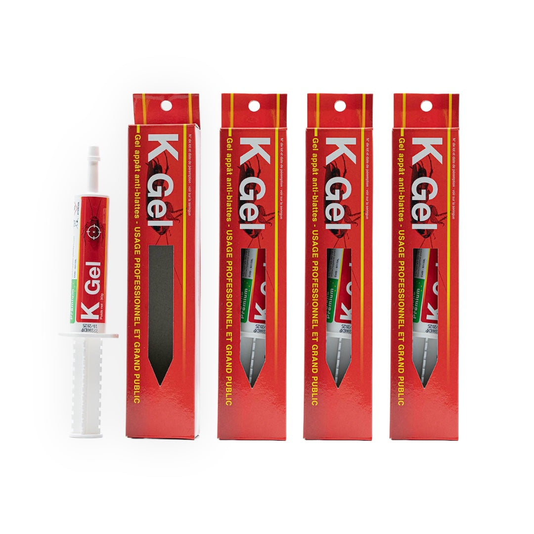 LOT DE 4 GELS ANTI CAFARDS HYGIENE PREMIUM
